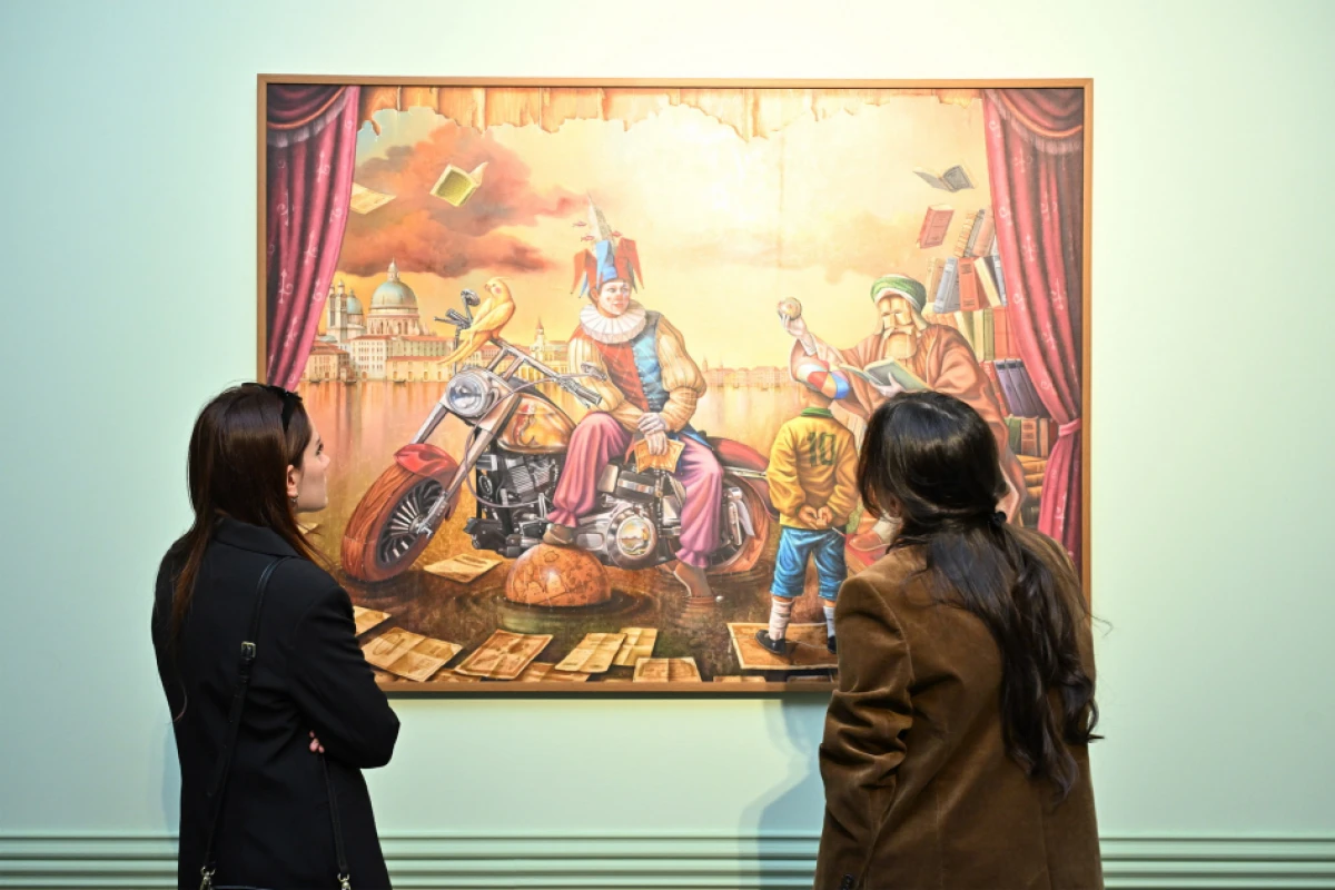 Heydər Əliyev Mərkəzində braziliyalı rəssam Luiz de Souzanın sərgisinin açılışı oldu — 6