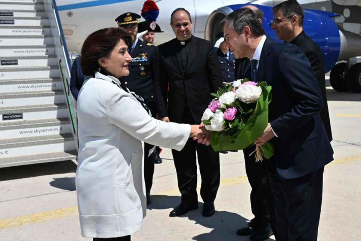 Sahibə Qafarova Vatikanda səfərdədir