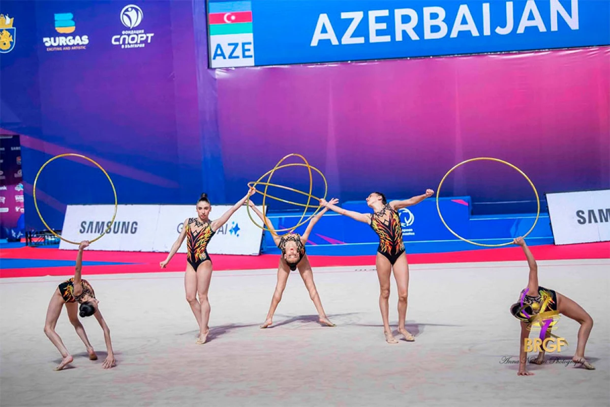Bədii gimnastlar Avropa kubokunda 5 medal qazandılar