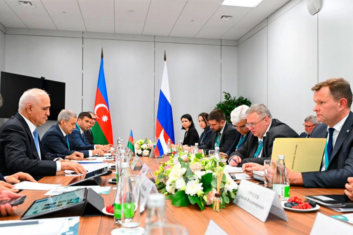 Azərbaycan nümayəndə heyəti Beynəlxalq İqtisadi Forumda iştirak etdi