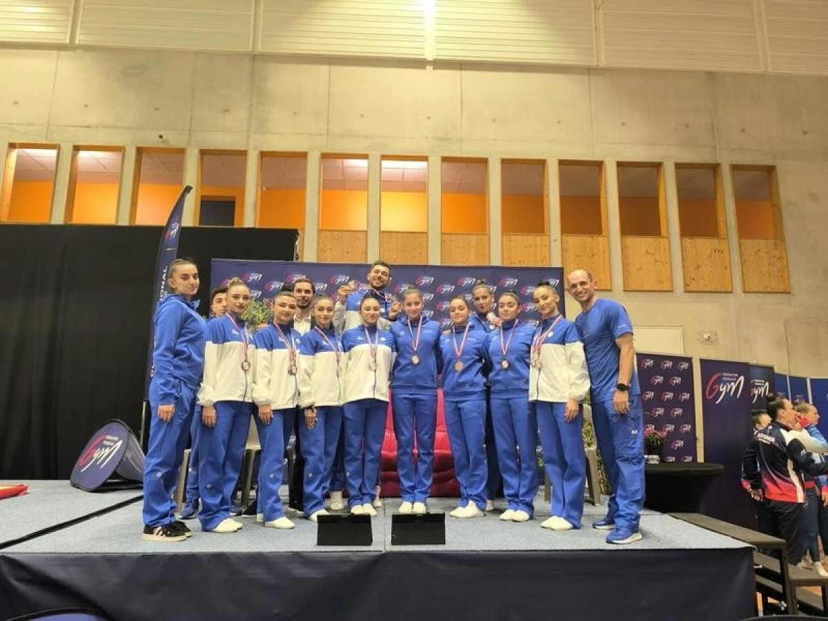 Aerobika gimnastları Tuluzada 4 medal qazandılar — 1