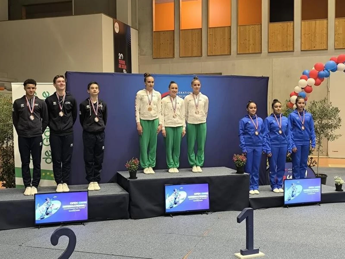 Aerobika gimnastları Tuluzada 4 medal qazandılar — 2