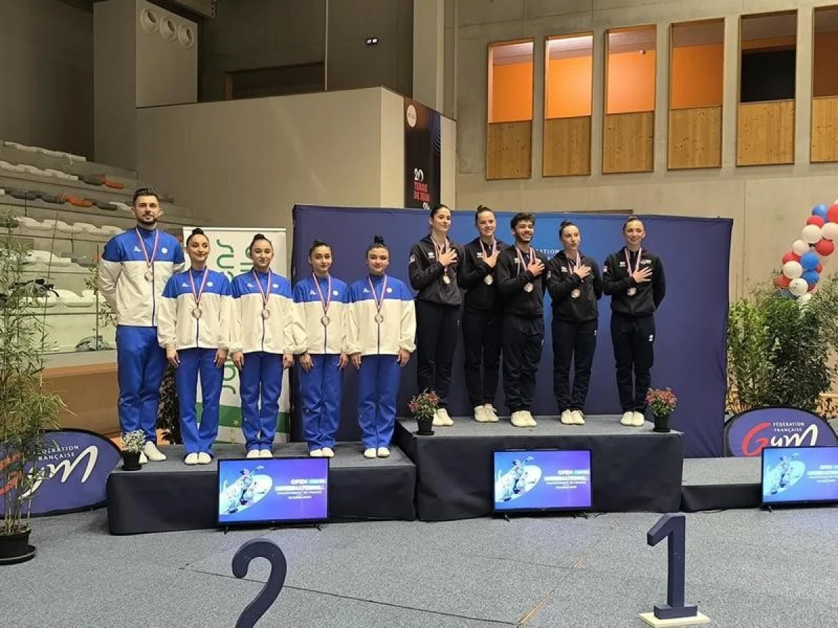 Aerobika gimnastları Tuluzada 4 medal qazandılar — 3