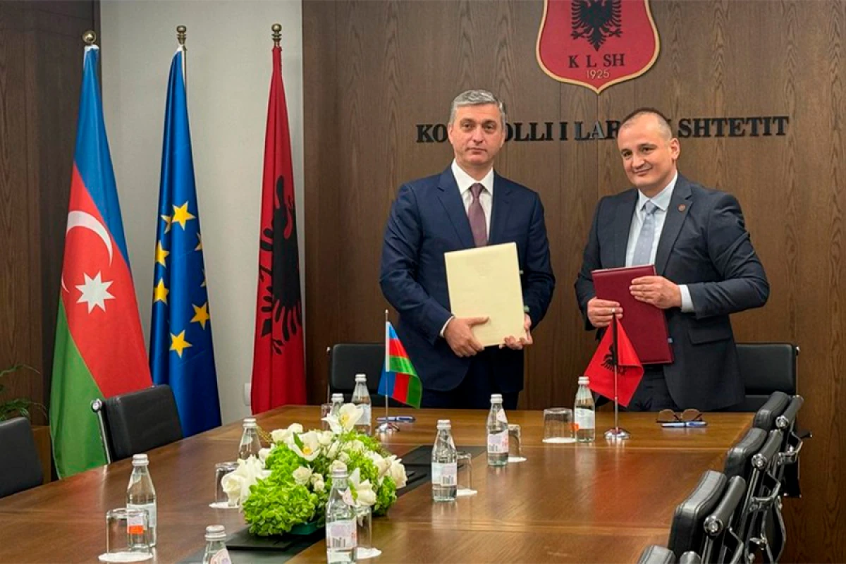 Azərbaycan və Albaniya ali audit üzrə Anlaşma Memorandumu imzaladılar