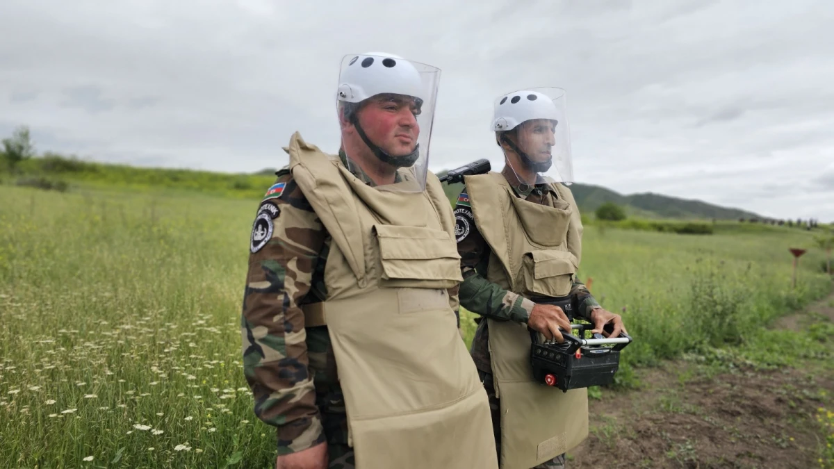 Media nümayəndələri humanitar minatəmizləmə fəaliyyətinin gedişatı ilə tanış oldu — 9