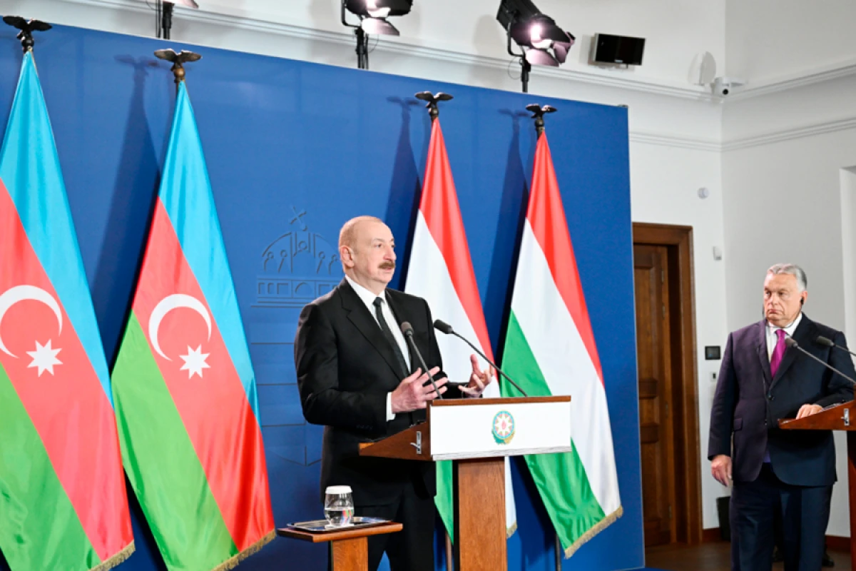 Prezident İlham Əliyev: Macarıstanla Azərbaycan dost ölkələr, strateji tərəfdaşlardır