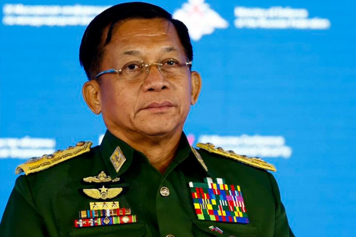 Myanma lideri Prezident İlham Əliyevi təbrik etdi