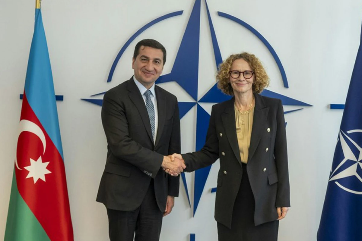 Hikmət Hacıyev NATO baş katibinin müavini ilə görüşdü