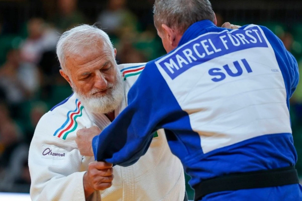 Veteran cüdoçumuz Avropa çempionatında qızıl medal qazandı