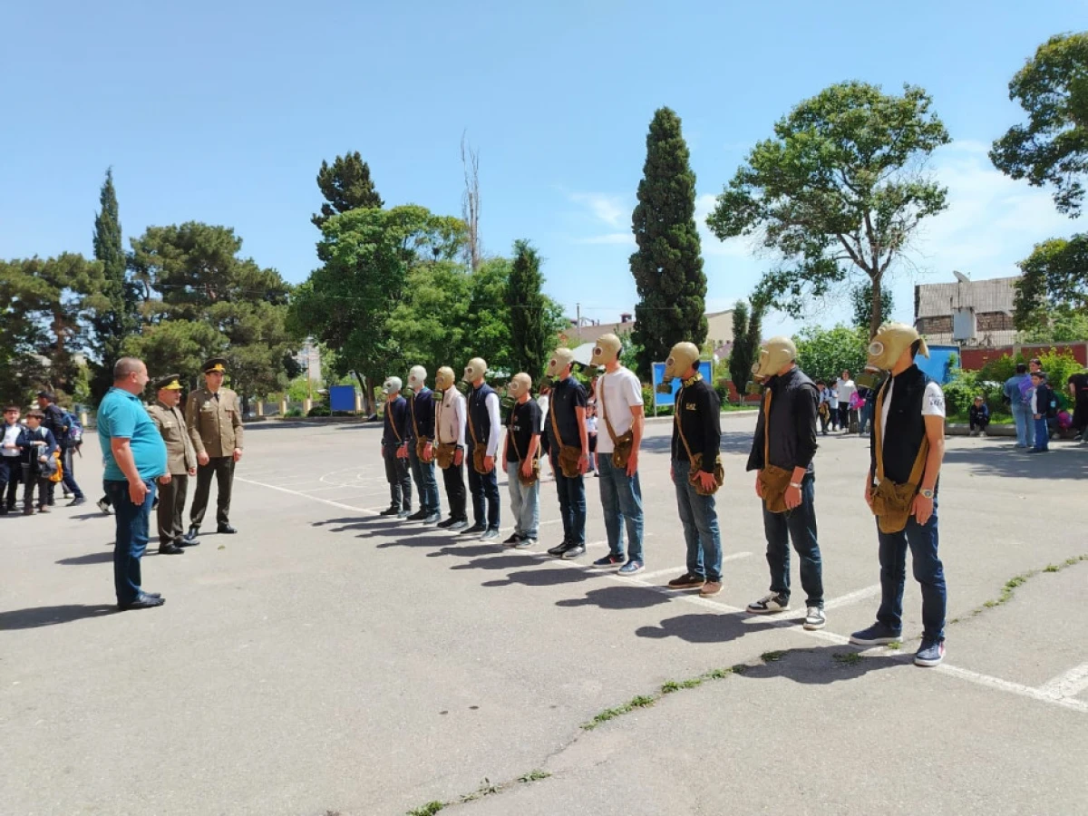 FHN ümumtəhsil məktəblərində mülki müdafiə tədbirləri keçirdi — 5