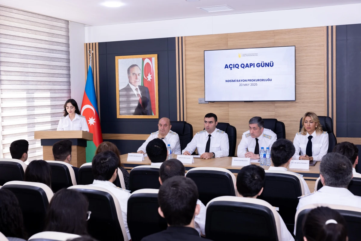 Nəsimi prokurorluğunda Qarabağ Universitetinin tələbələri ilə görüş keçirildi — 7