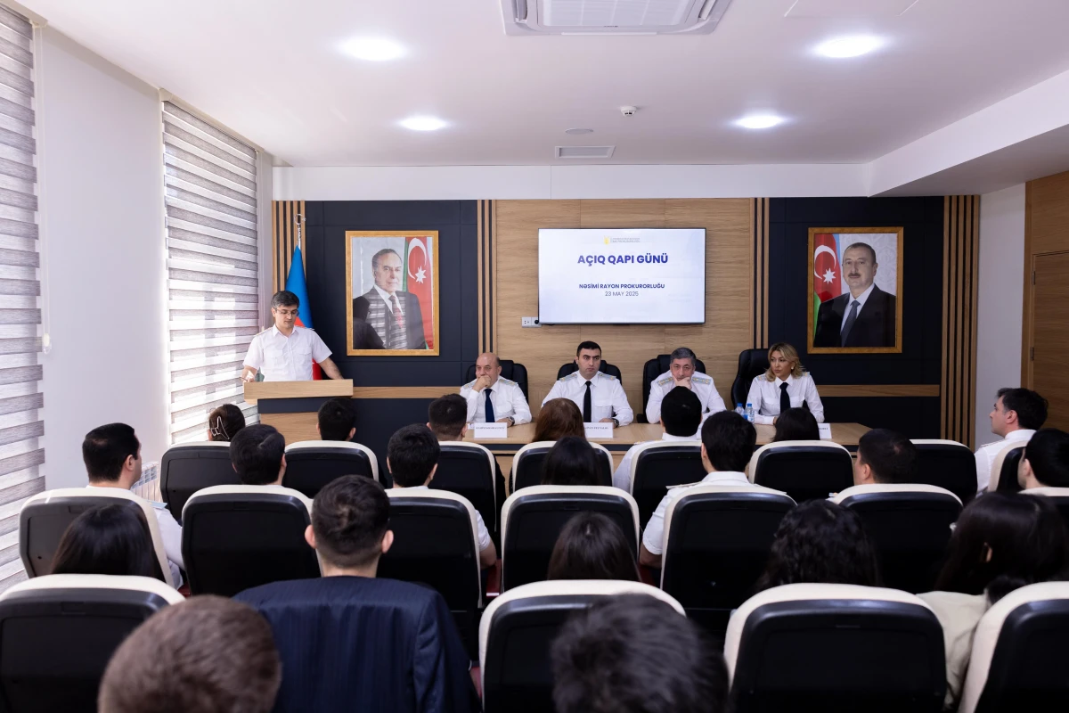 Nəsimi prokurorluğunda Qarabağ Universitetinin tələbələri ilə görüş keçirildi — 8