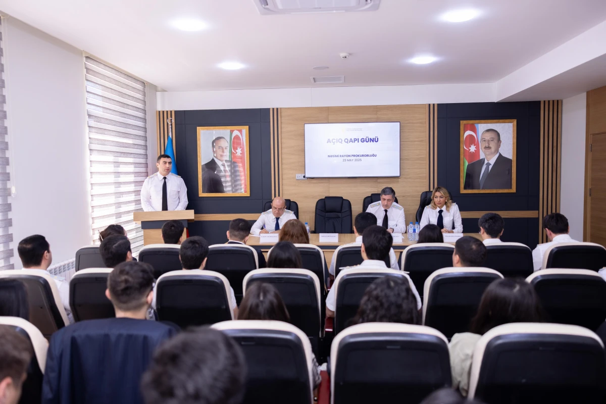 Nəsimi prokurorluğunda Qarabağ Universitetinin tələbələri ilə görüş keçirildi — 9