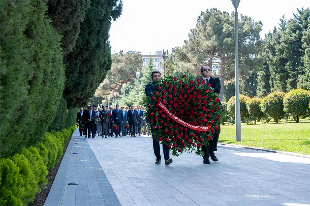 Ekologiya və Təbii Sərvətlər Nazirliyi işçiləri peşə bayramını qeyd etdilər