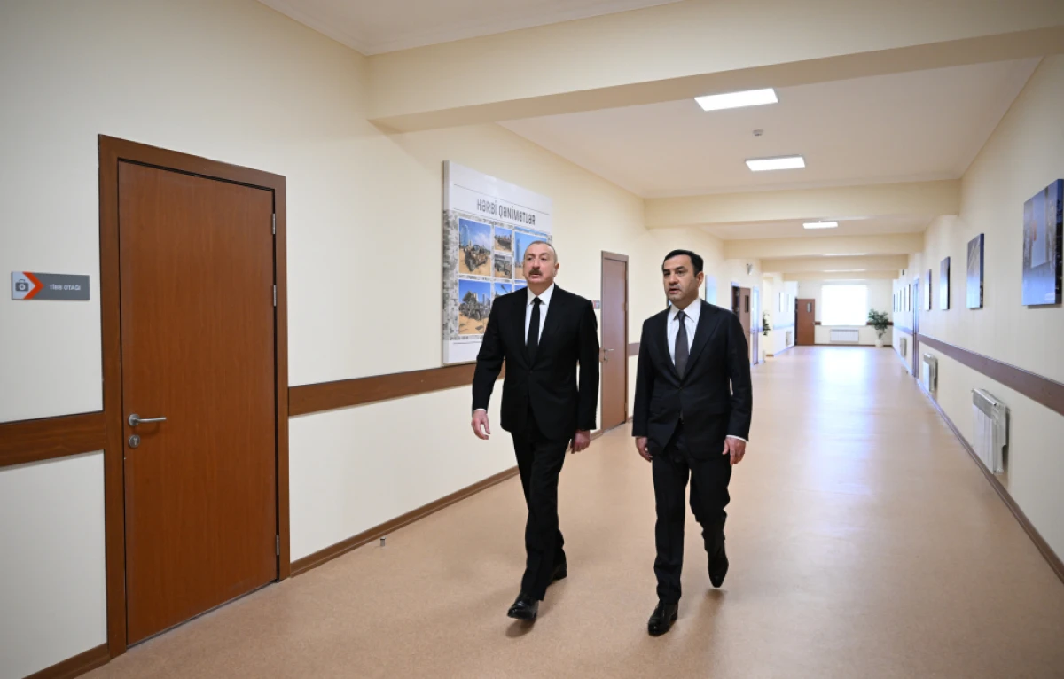 Prezident İlham Əliyev İsmayıllı şəhərində “Talıstan” liseyinin binasının açılışında iştirak etdi - YENİLƏNDİ — 5