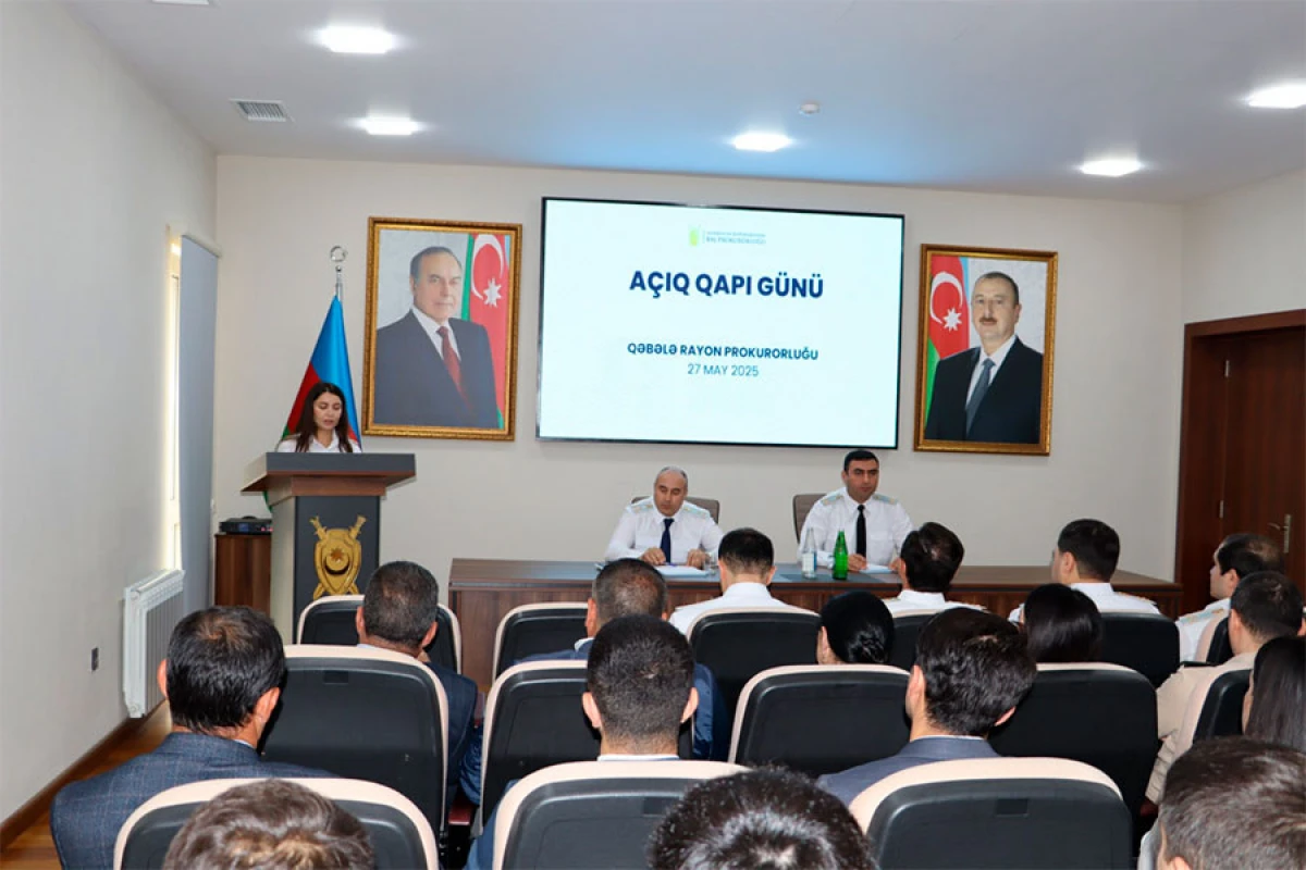 Qəbələ rayon prokurorluğunda “Açıq Qapı” günü keçirildi