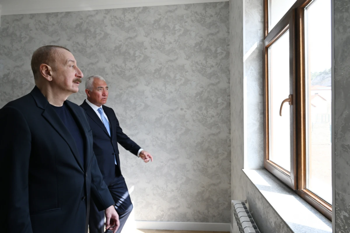 Prezident İlham Əliyev Laçın rayonunun Bəylik kəndinin açılışında iştirak etdi — 2