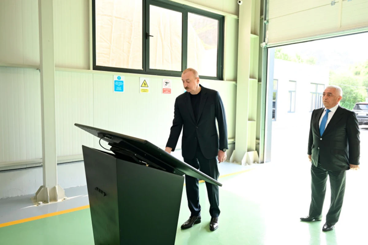 Prezident İlham Əliyev Laçında “Aşağı Malıbəyli” və “Mirik” su elektrik stansiyalarının açılışında iştirak etdi