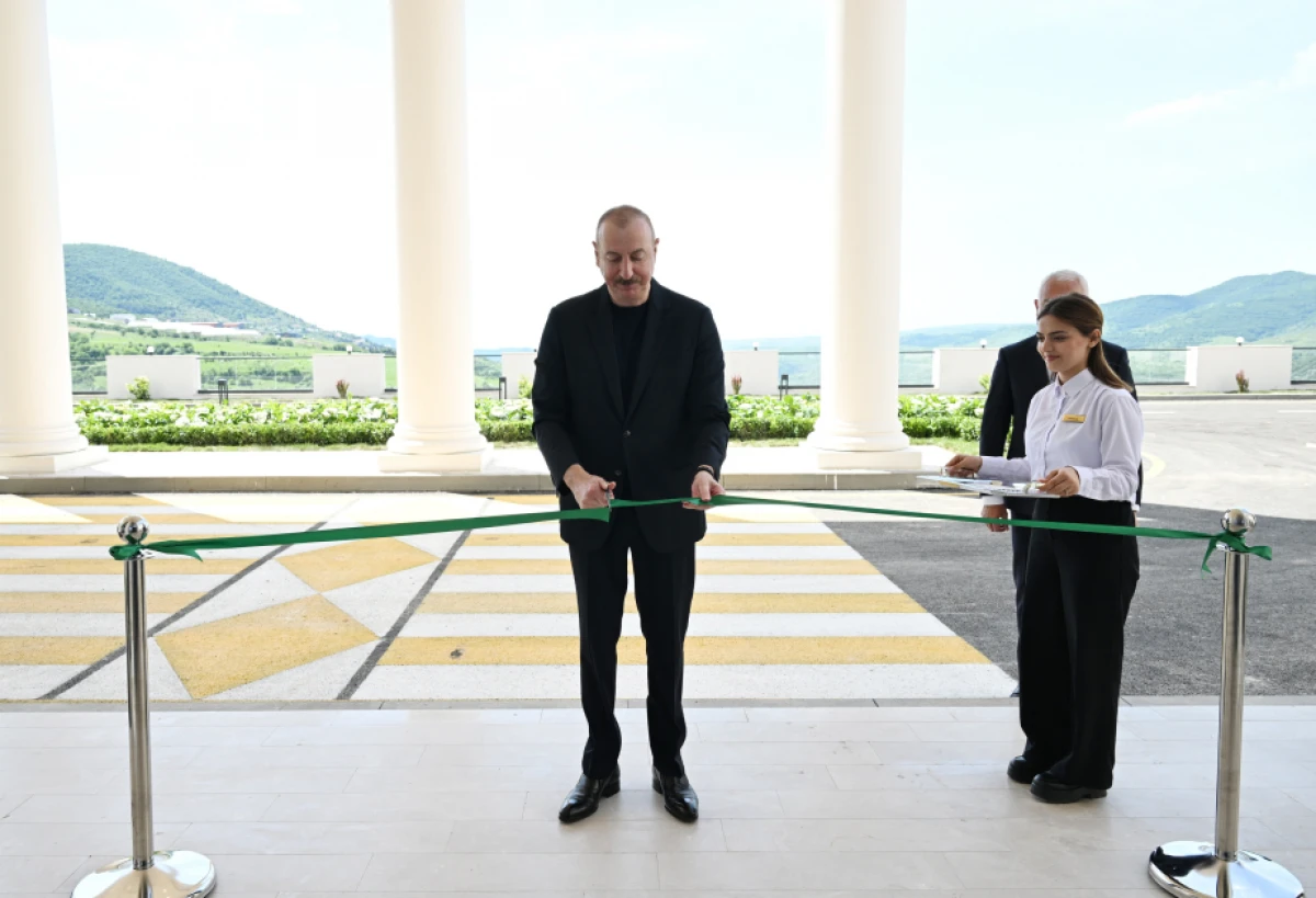 Prezident “Laçın” İstirahət Kompleksinin açılışında iştirak etdi