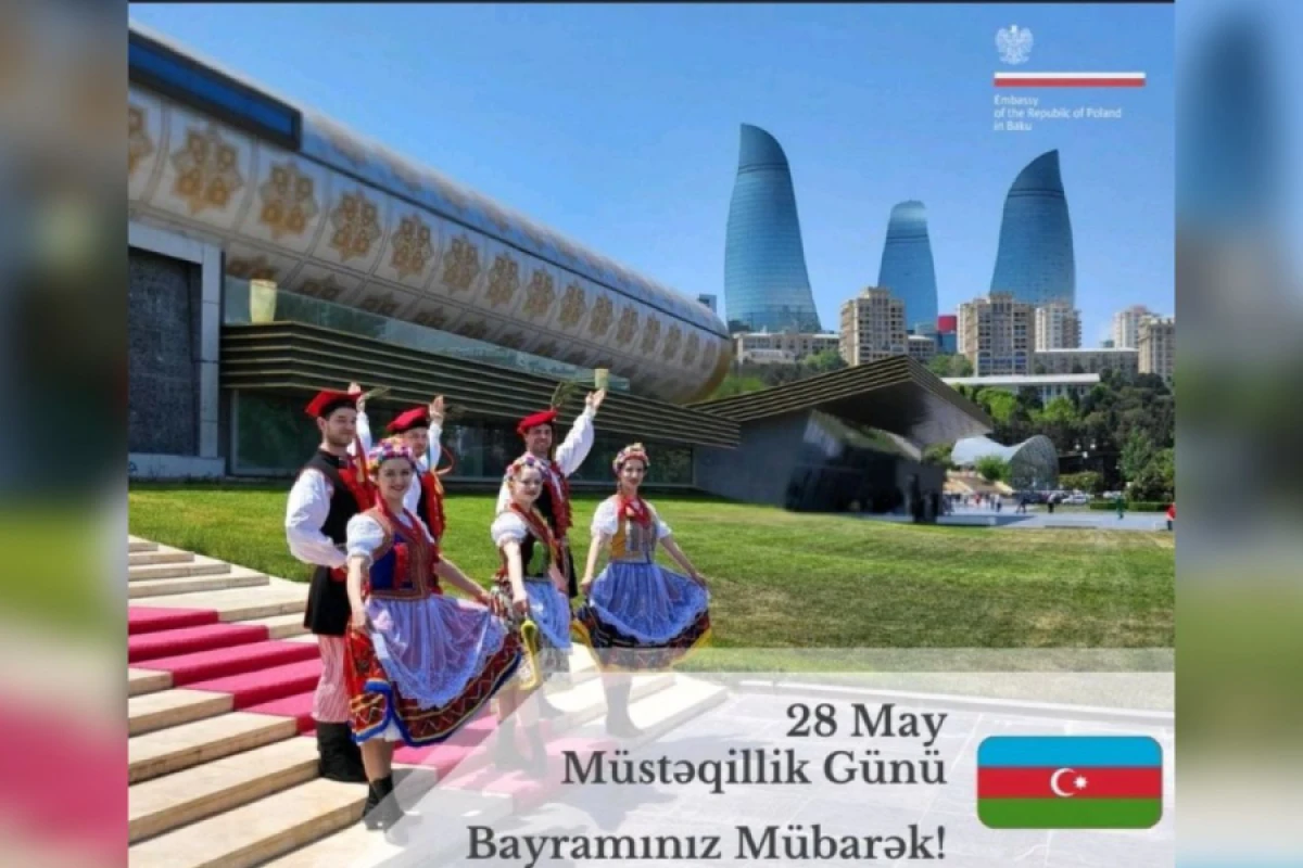 Polşa səfirliyi Müstəqillik Günü ilə bağlı paylaşım etdi
