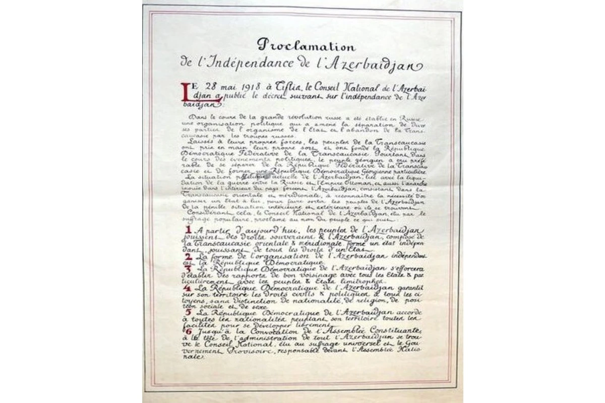 Fransa səfiri Müstəqillik Günü ilə bağlı paylaşım etdi — 3