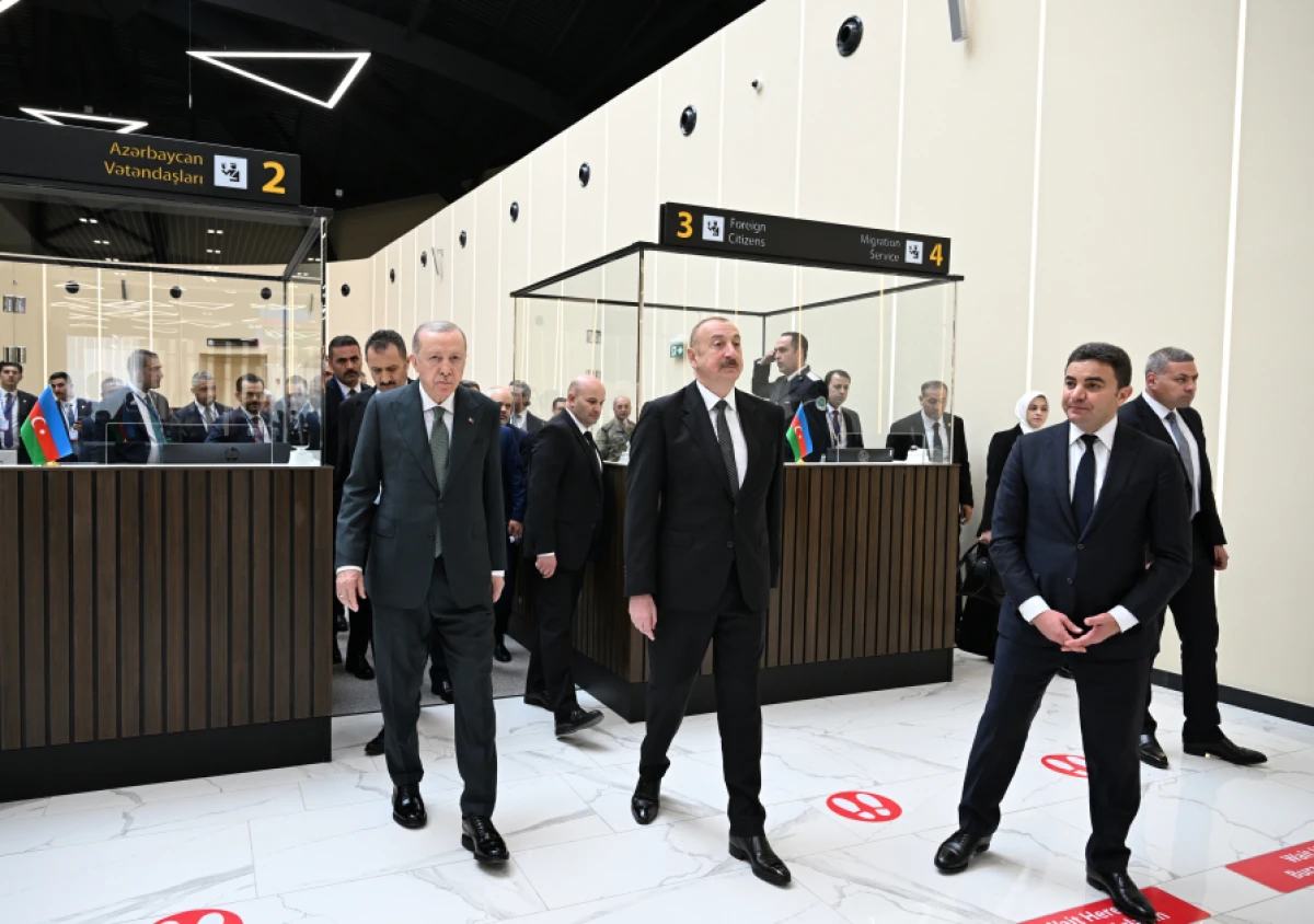 Laçın Beynəlxalq Hava Limanının açılış mərasimi keçirildi, Azərbaycan və Türkiyə Prezidentləri açılış mərasimində iştirak etdilər - YENİLƏNDİ 3 — 3