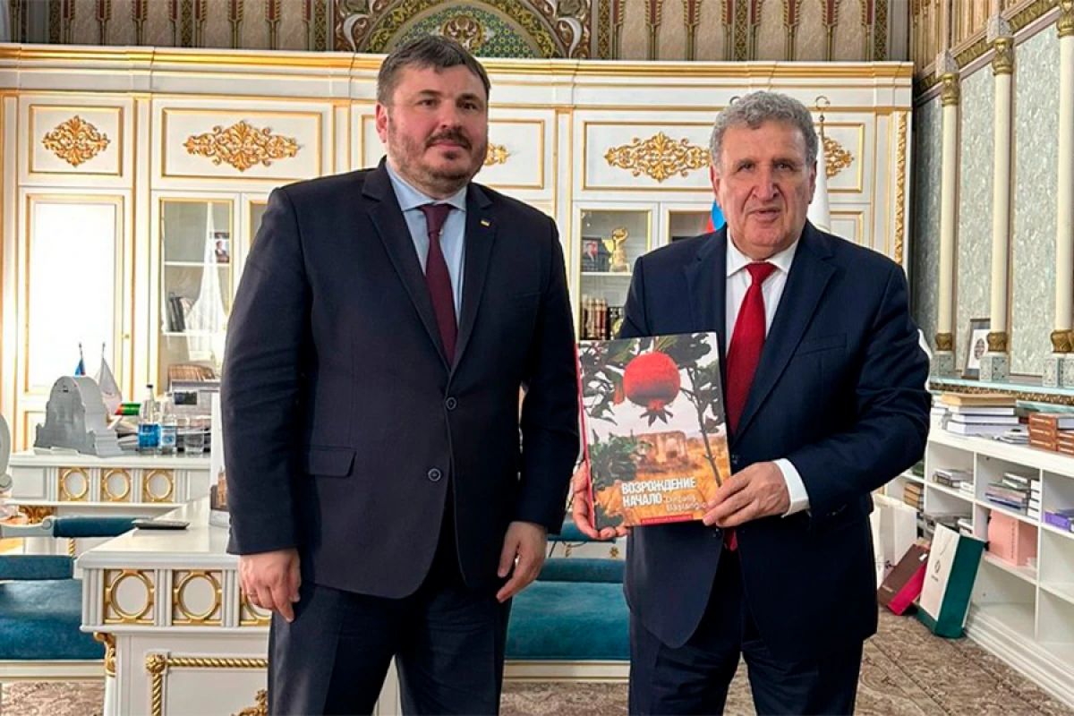 Ukrayna səfiri AMEA prezidenti ilə görüşdü
