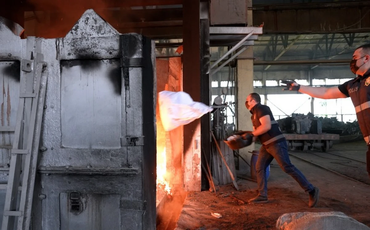 4 tondan artıq narkotik məhv edildi — 1