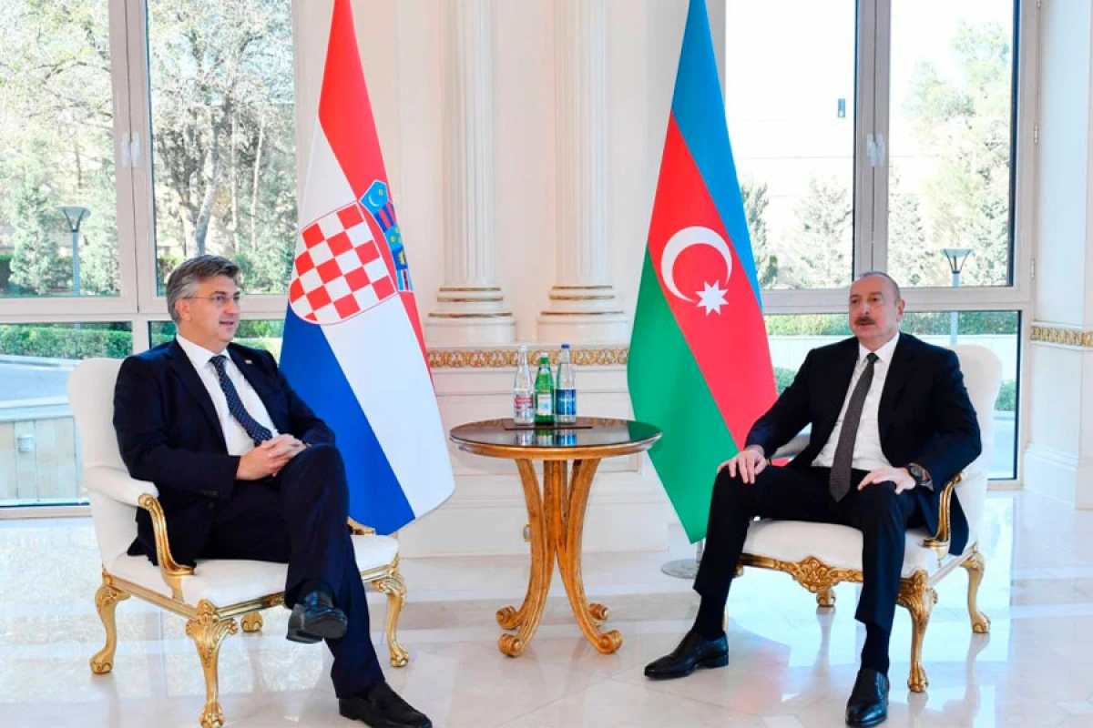 Azərbaycan Prezidenti: Xorvatiya ilə siyasi dialoqumuz əməkdaşlığımızı genişləndirmək üçün yaxşı zəmin yaradır