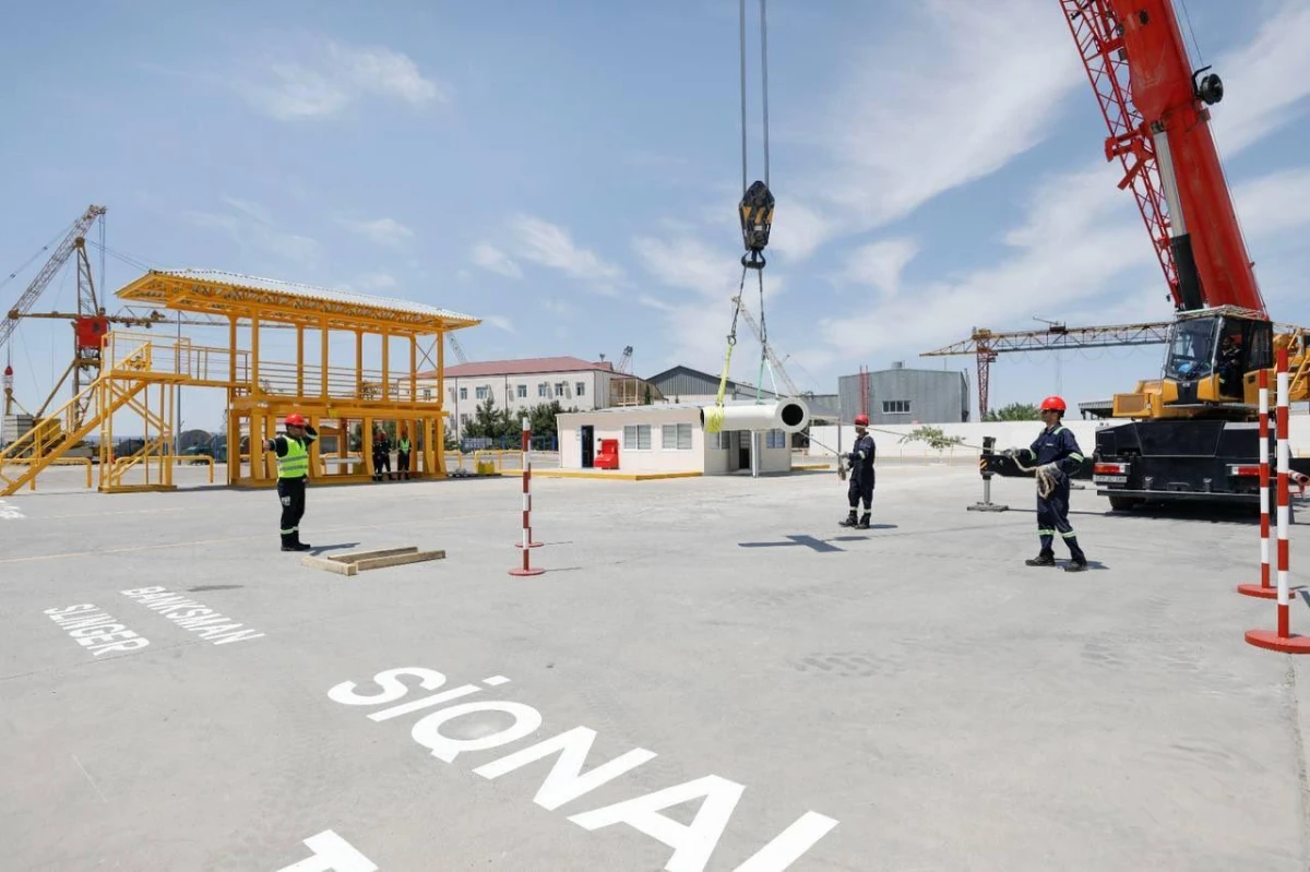 SOCAR-da “Yükqaldırma Təlim Poliqonu”nun açılışı oldu — 4