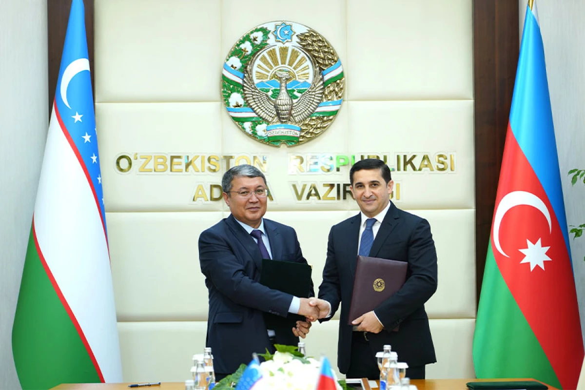 Azərbaycan və Özbəkistan Ədliyyə nazirlikləri arasında Əməkdaşlıq Proqramı imzalandı