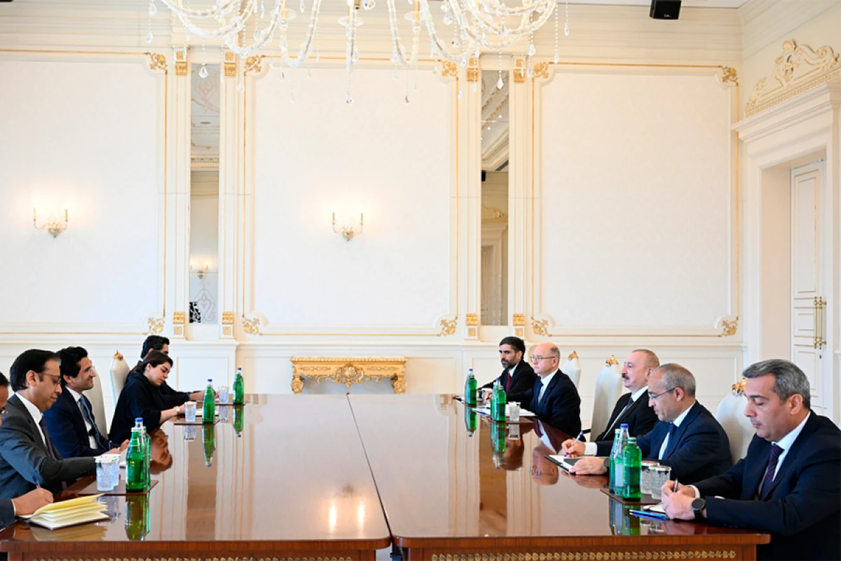 Prezident İlham Əliyev Pakistanın energetika nazirini qəbul etdi - YENİLƏNDİ