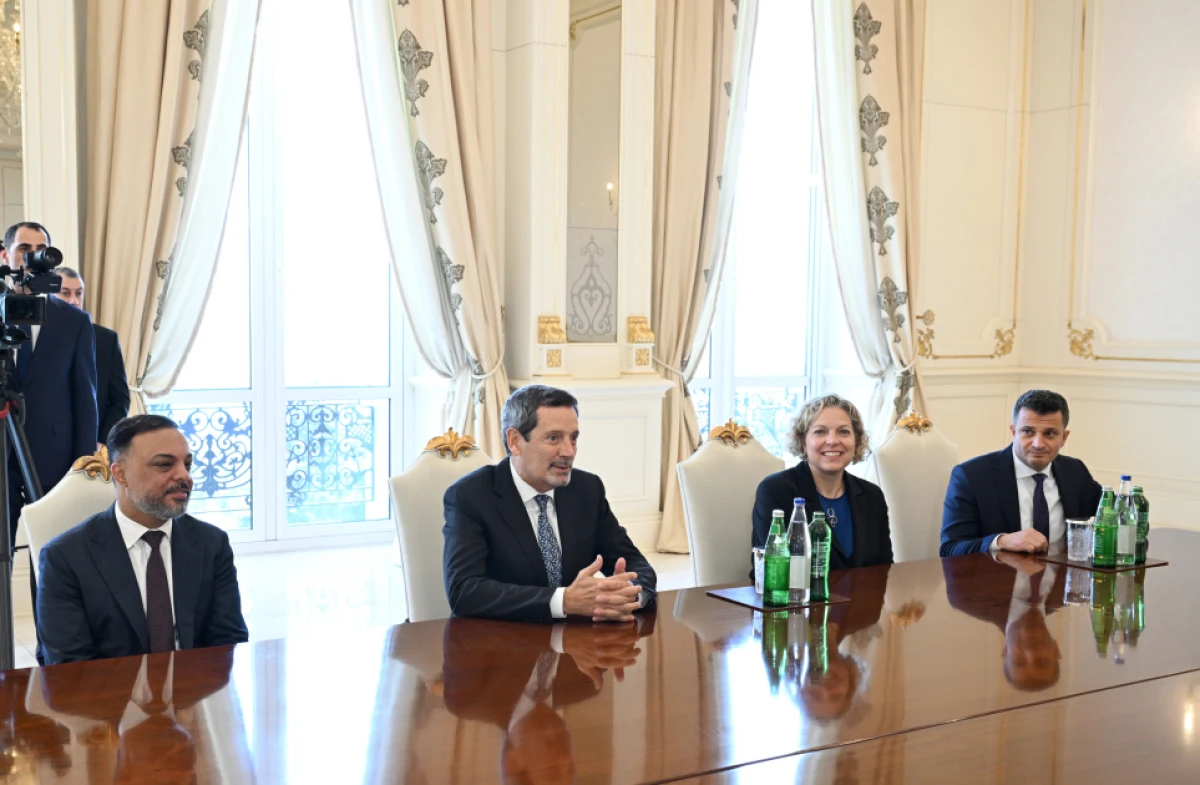 Prezident İlham Əliyev “Schlumberger Overseas S.A” şirkətinin baş icraçı direktorunu qəbul etdi - YENİLƏNDİ — 1