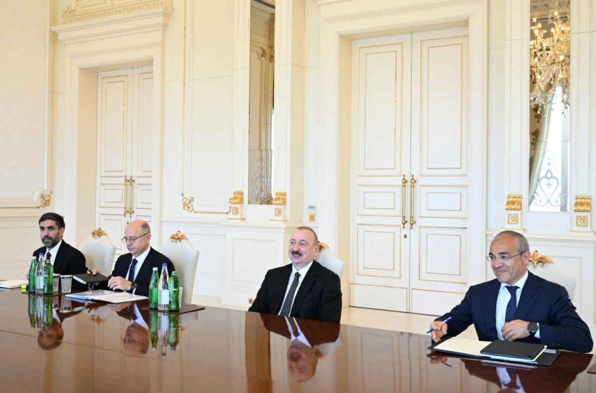 Prezident İlham Əliyev “Schlumberger Overseas S.A” şirkətinin baş icraçı direktorunu qəbul etdi - YENİLƏNDİ — 2