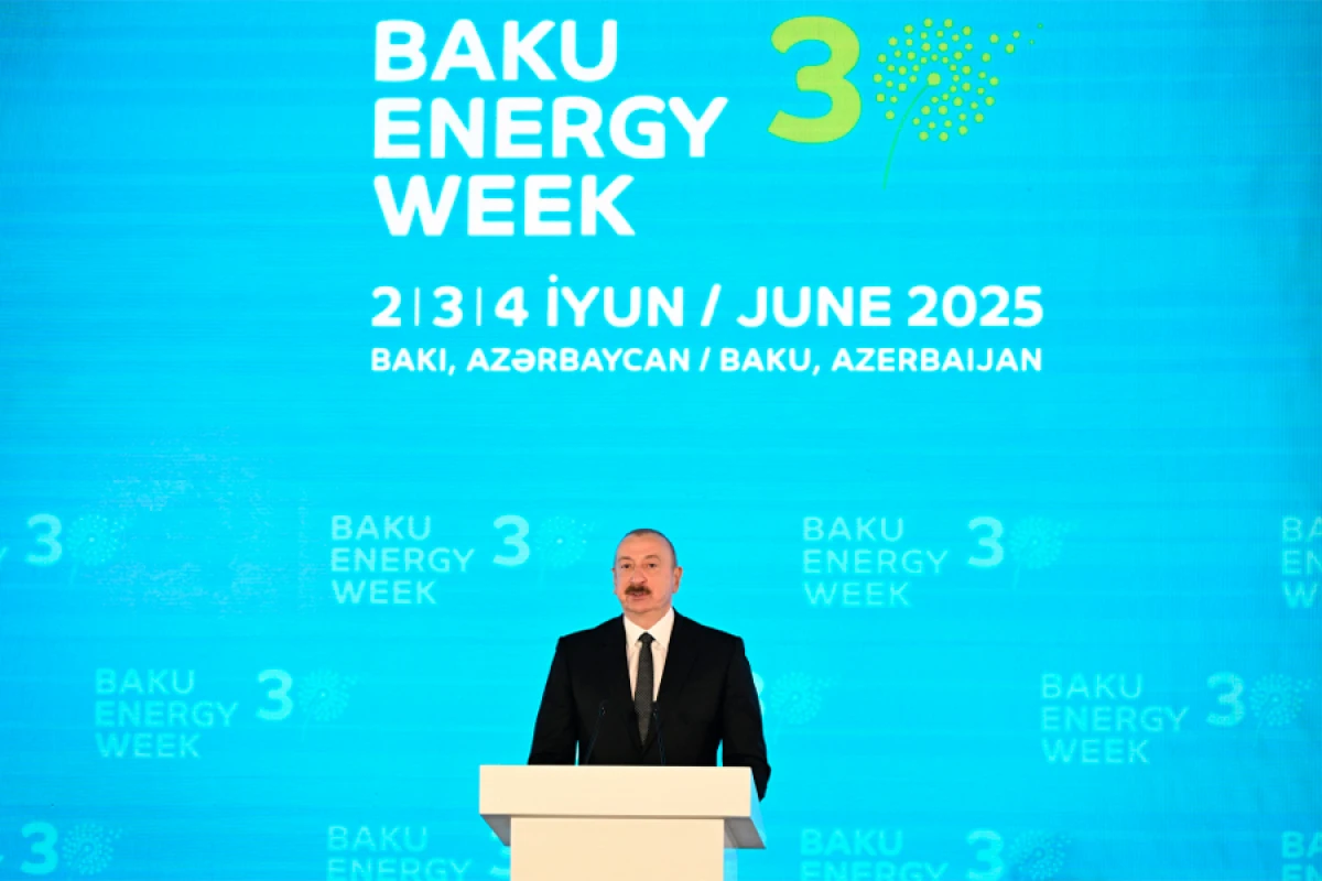 Azərbaycan Prezidenti: Bizim yaşıl enerji gündəliyimiz çox genişdir