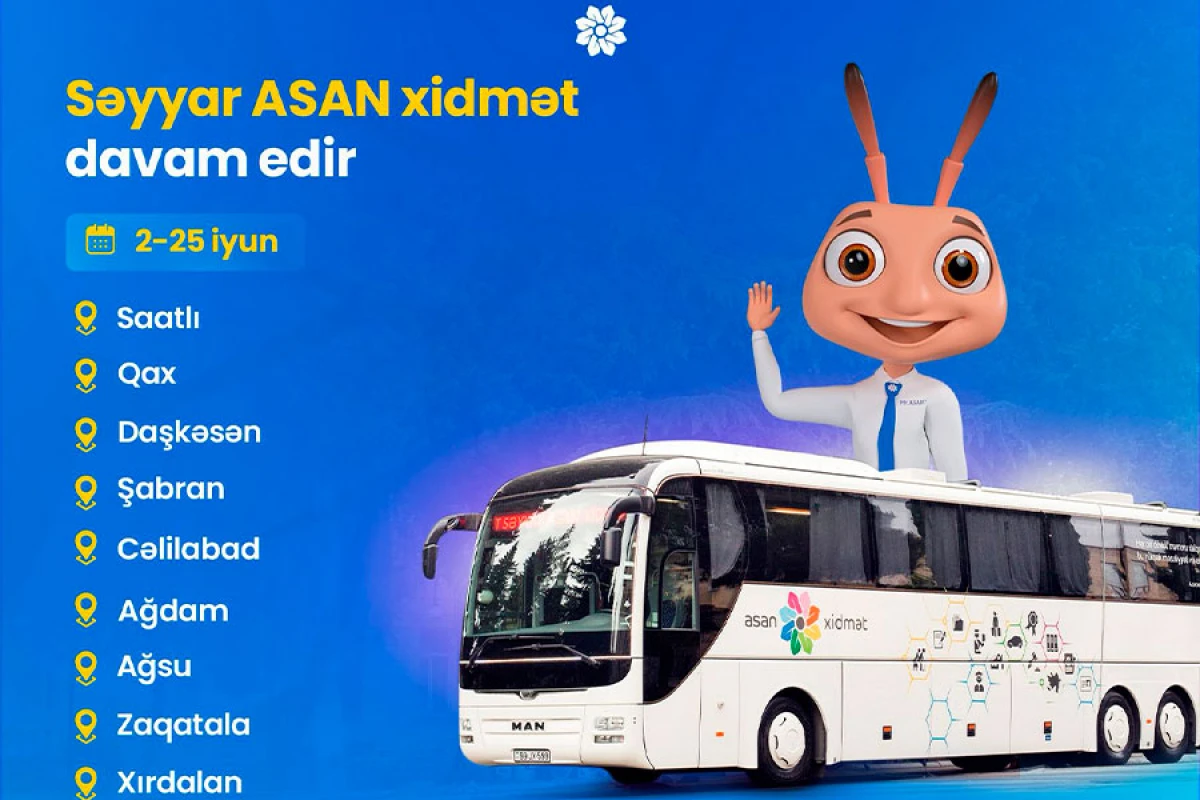 Səyyar ASAN xidmət davam edir