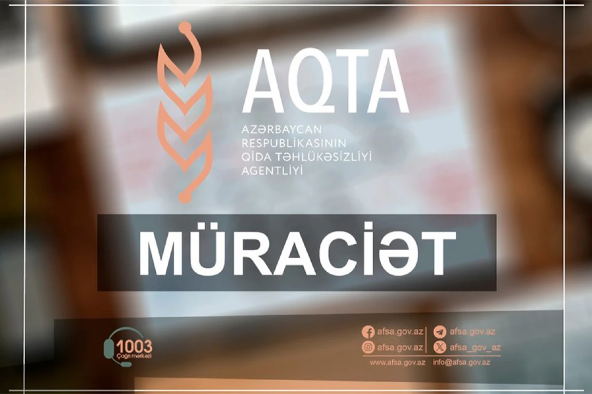 AQTA bəzi müəssisələrə fitosanitar sertifikatın verilməsini dayandırdı