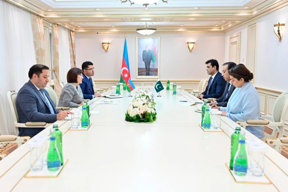Sahibə Qafarova Pakistanın Azərbaycandakı səfiri ilə görüşdü