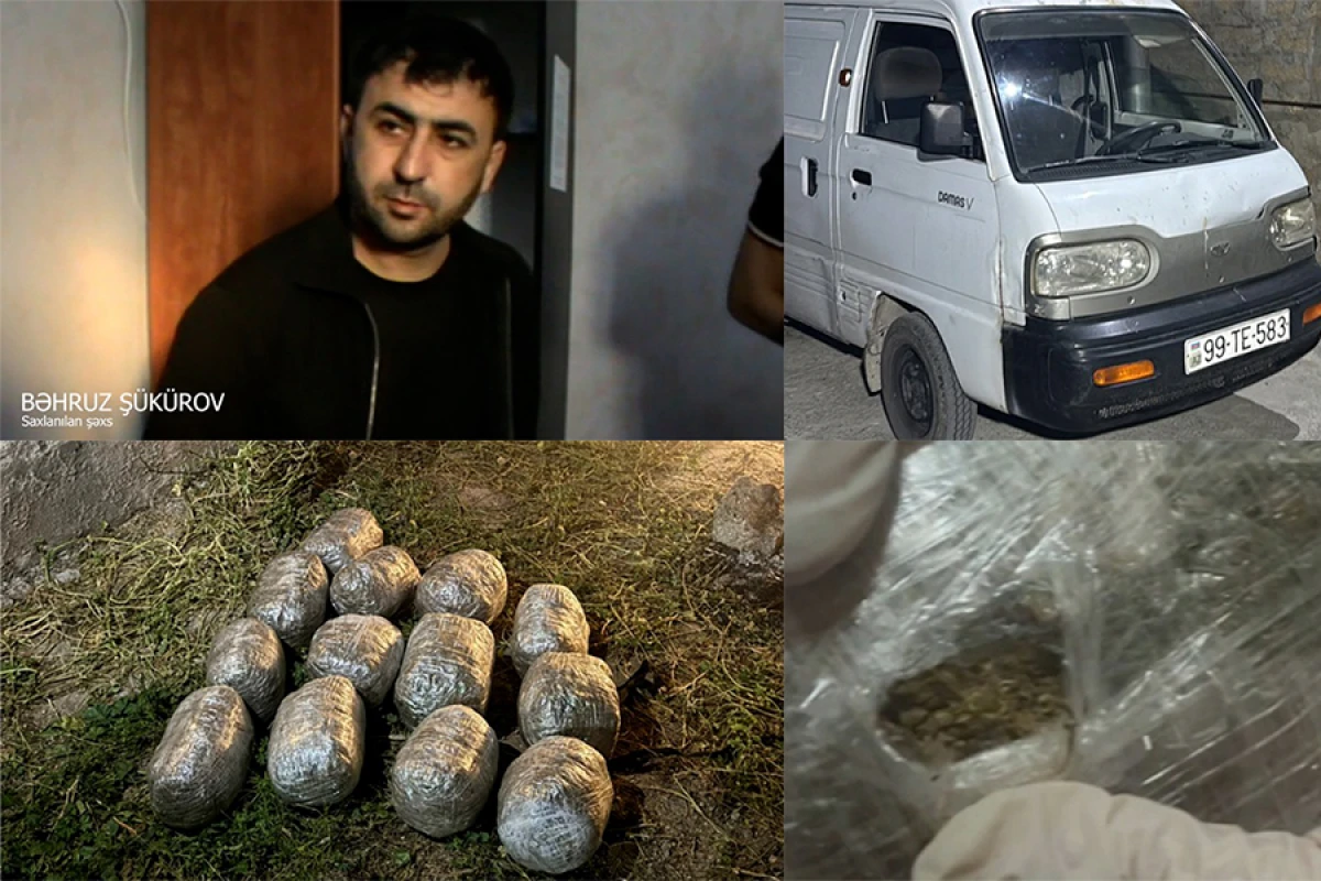 Çörək maşınında narkotik daşıyan şəxs həbs olundu