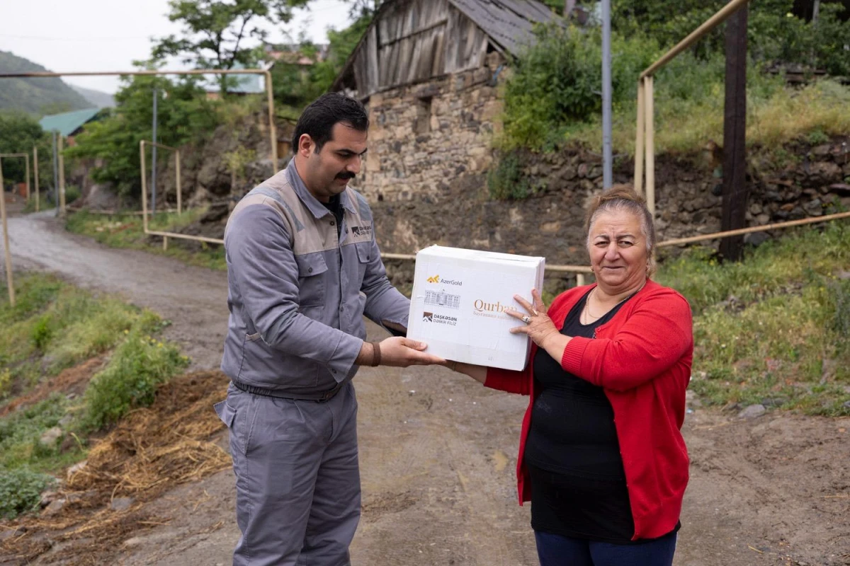 Daşkəsəndə Qurban bayramı münasibətilə sosial yardım aksiyası keçirildi — 4