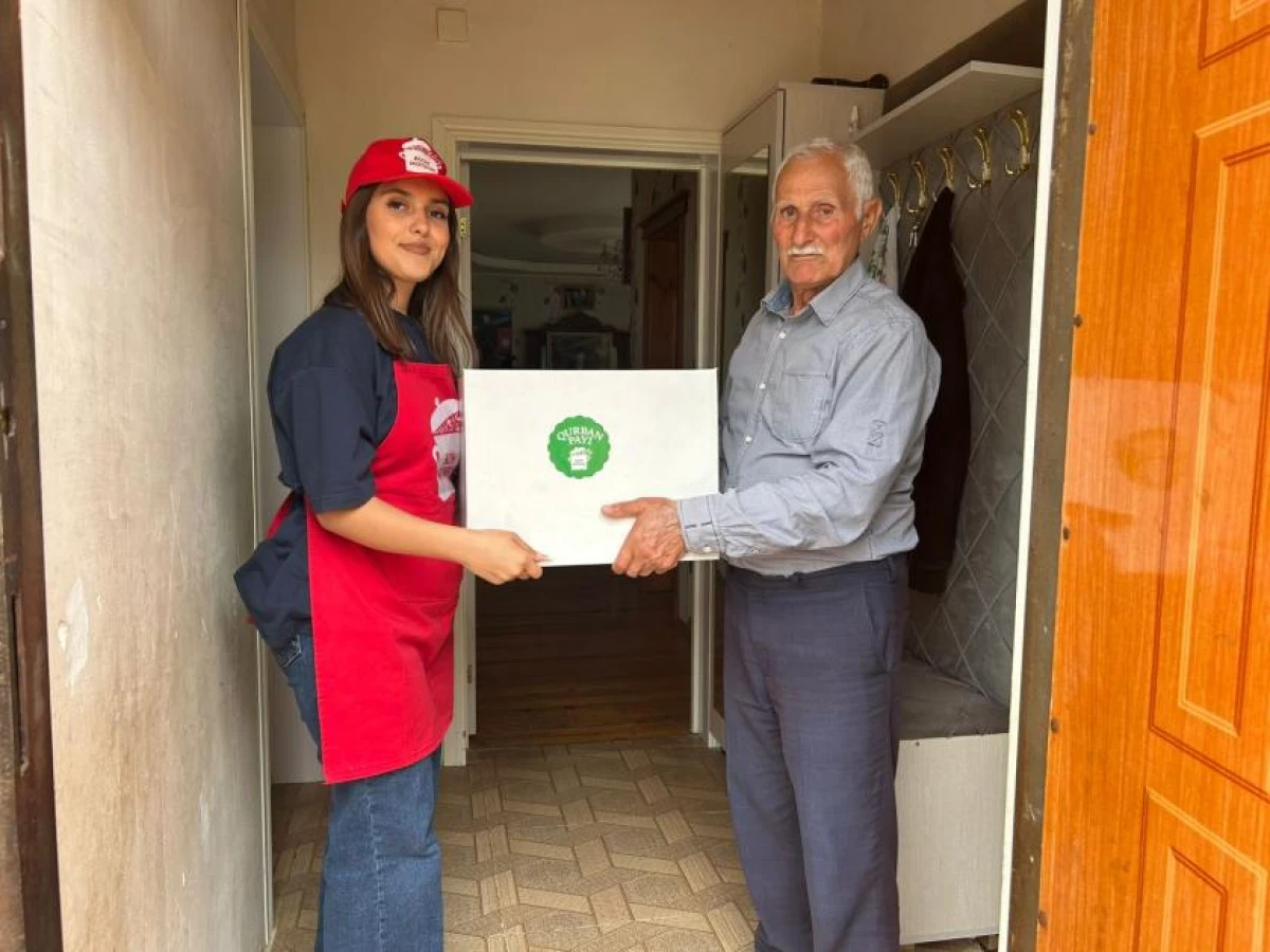 Leyla Əliyevanın təşəbbüsü ilə ailələrə qurban payları çatdırılır — 7