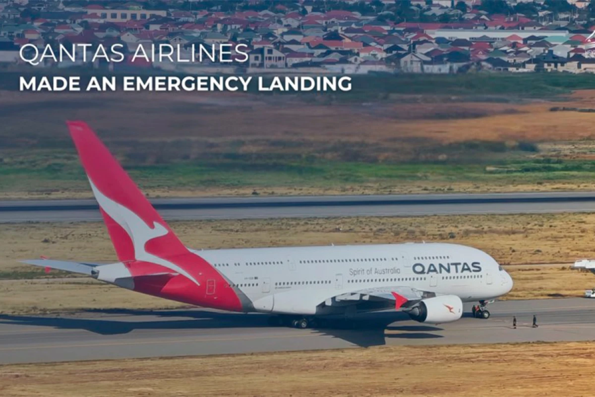 “Qantas Airlines” aviaşirkətinin təyyarəsi Heydər Əliyev Beynəlxalq Aeroportuna məcburi eniş etdi