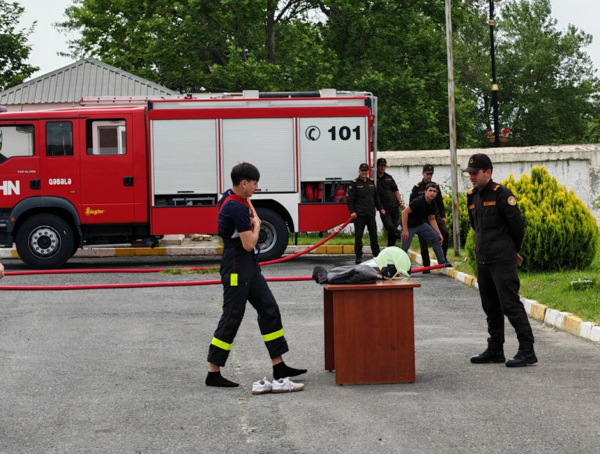 “Gənc xilasedici və yanğınsöndürən” yarışlarının zona birinciliyi keçirildi — 6
