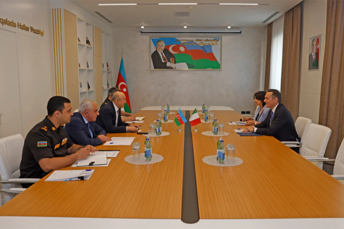 Kəmaləddin Heydərov İtaliya səfiri ilə görüşdü