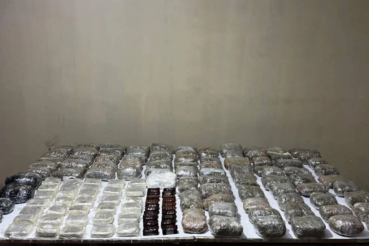 İrandan Azərbaycana külli miqdarda narkotikin keçirilməsinin qarşısı alındı