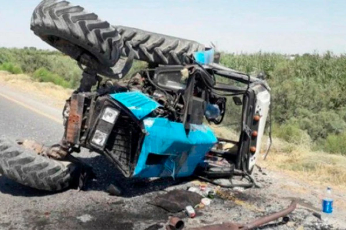 Yardımlıda traktor aşdı, sürücü öldü
