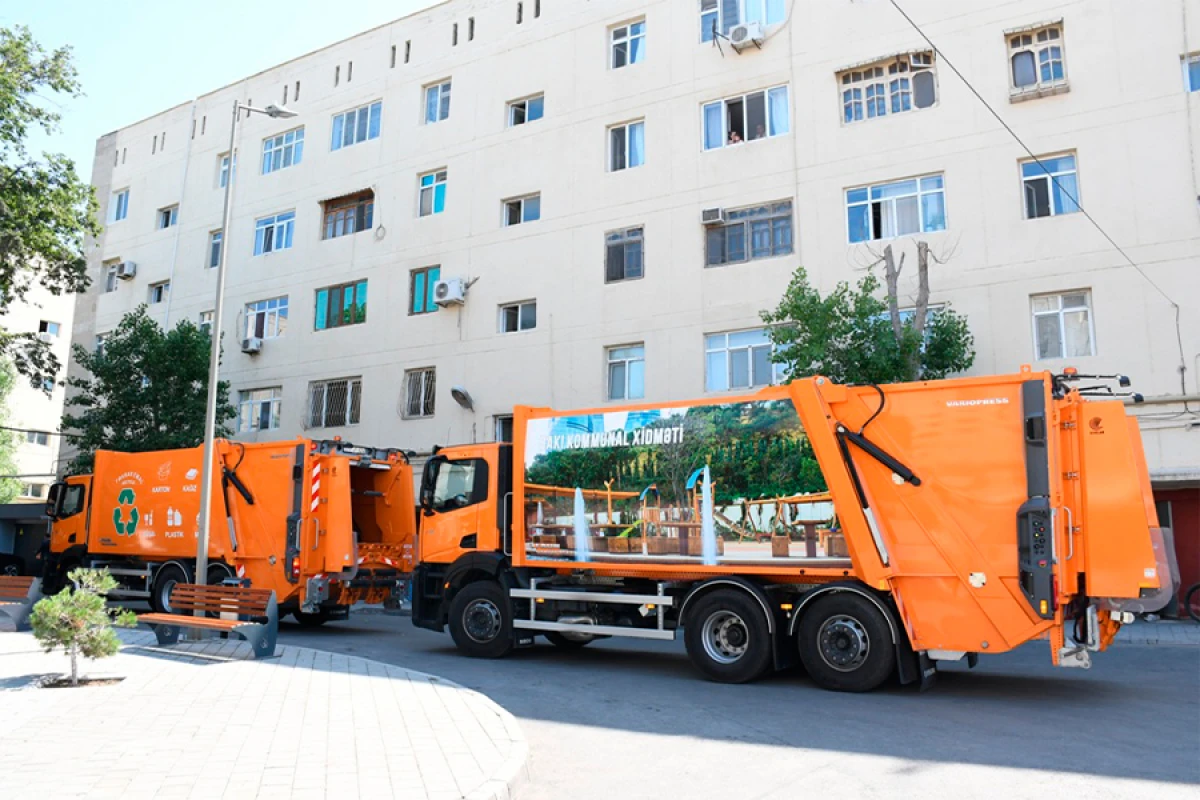 Xəzər rayonunda 400-dən çox zibil konteyner meydançası yaradıldı