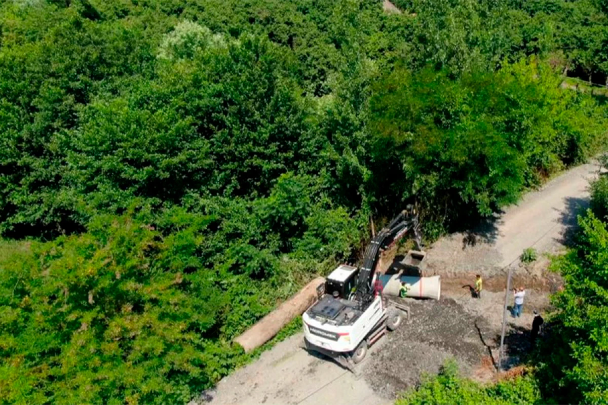Oğuzda 6 yaşayış məntəqəsini birləşdirən yollar yenidən qurulur
