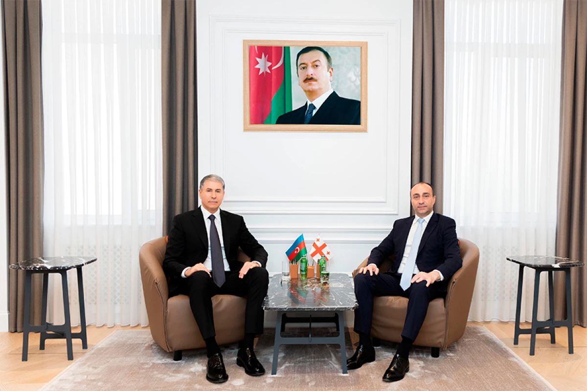 Vilayət Eyvazov gürcüstanlı həmkarı ilə görüşdü