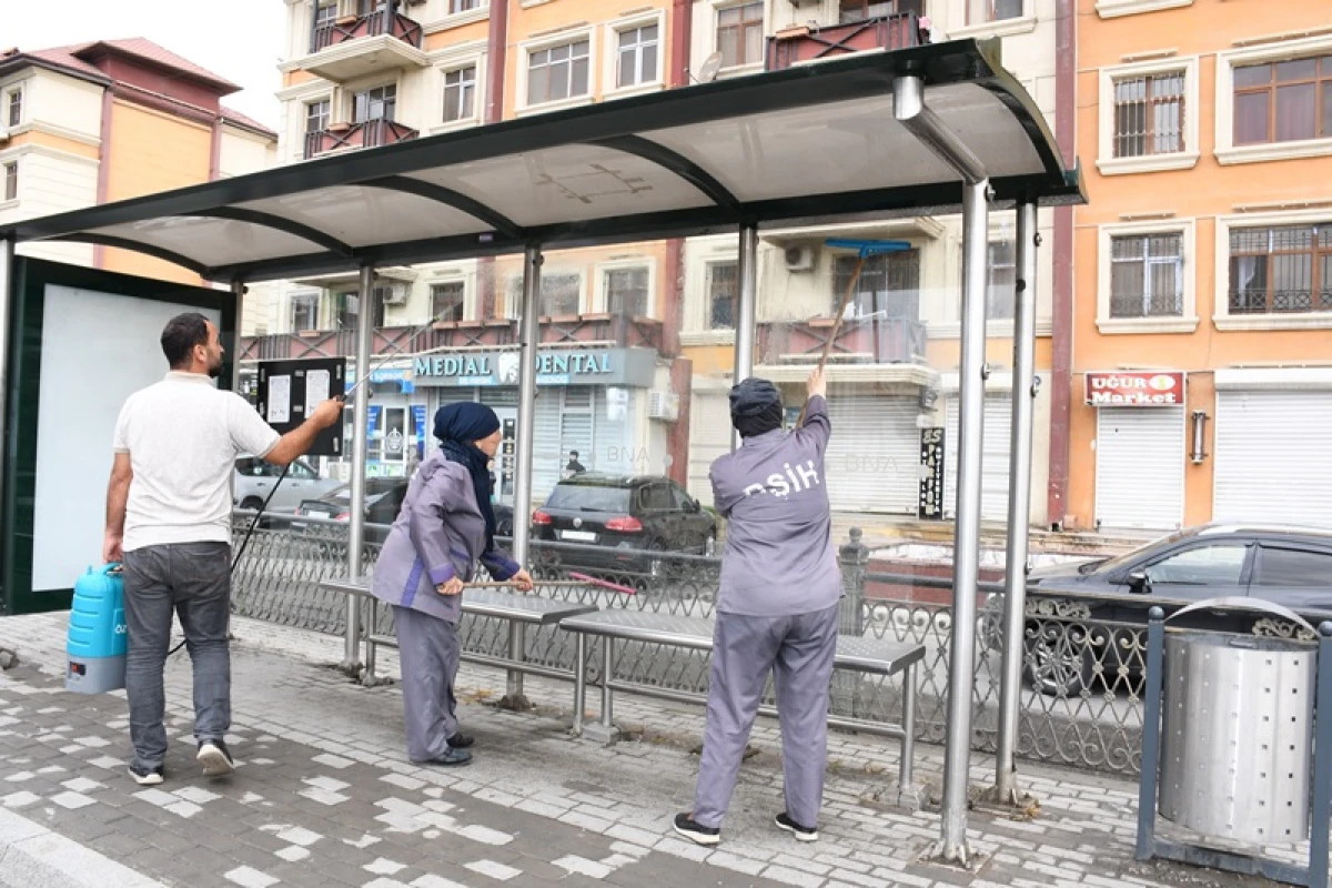 Paytaxtda növbəti geniş təmizlik işləri aparıldı — 4